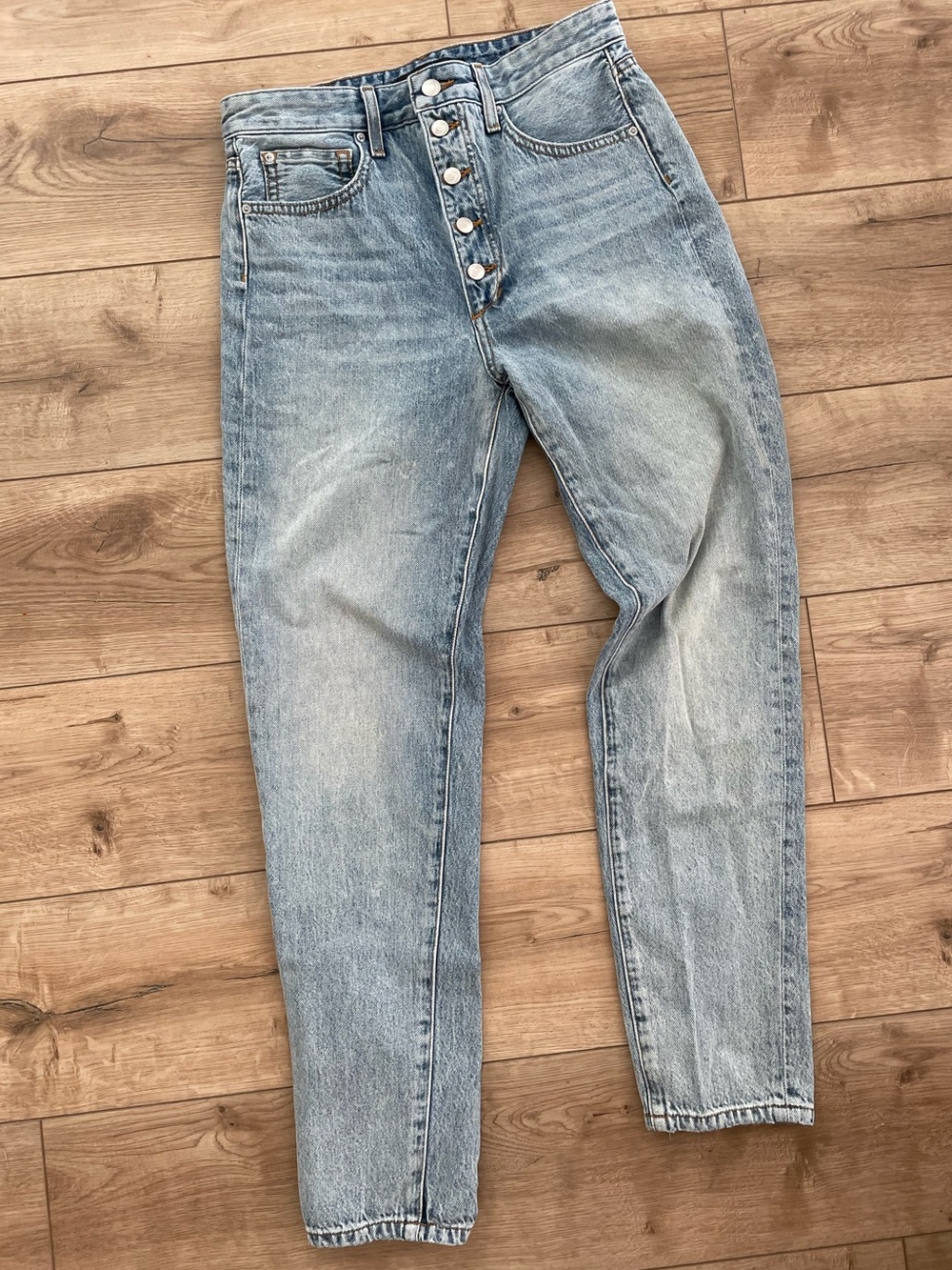 Joe’s Jeans x WeWoreWhat The Danielle High Rise Straight Leg Jeans Size 27